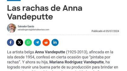 Las rachas de Anna Vandeputte