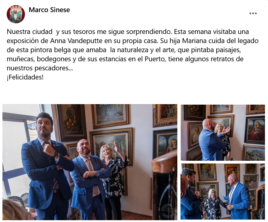 Marco Sinese, Nuestra ciudad y sus tesoros, desde Facebook